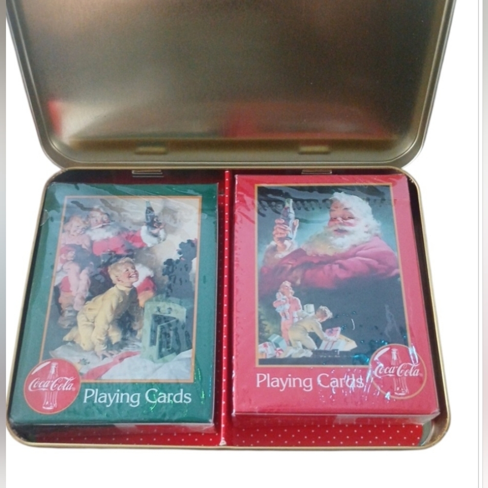 *Coca-Cola Holiday Playing Cards Set - Picture 2 of 4